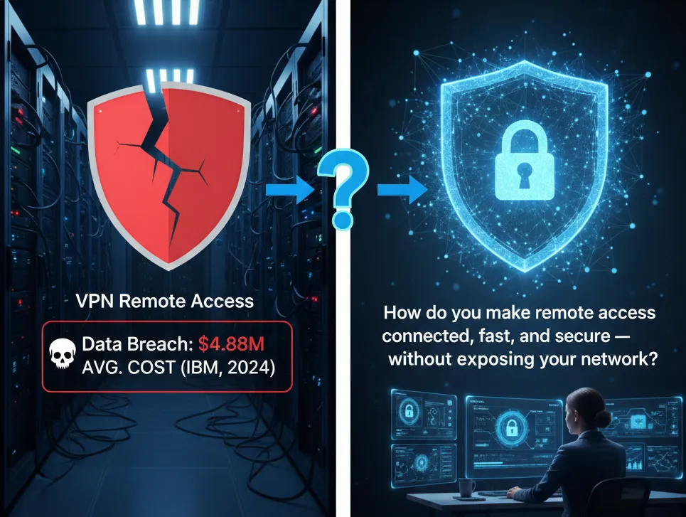 設備與系統的安全遠端存取:為什麼 VPN、公開IP與開 Port,正在成為企業最常見的入侵破口?