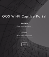 OOS Wi-Fi Captive Portal 登入頁面