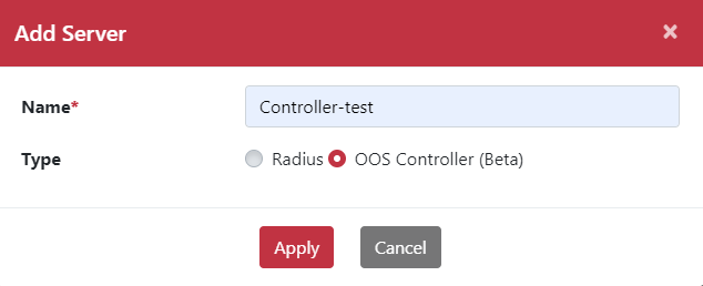 新增 OOS Controller AAA 伺服器