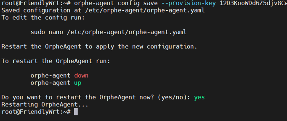 透過 SSH 供裝 OrpheConsole