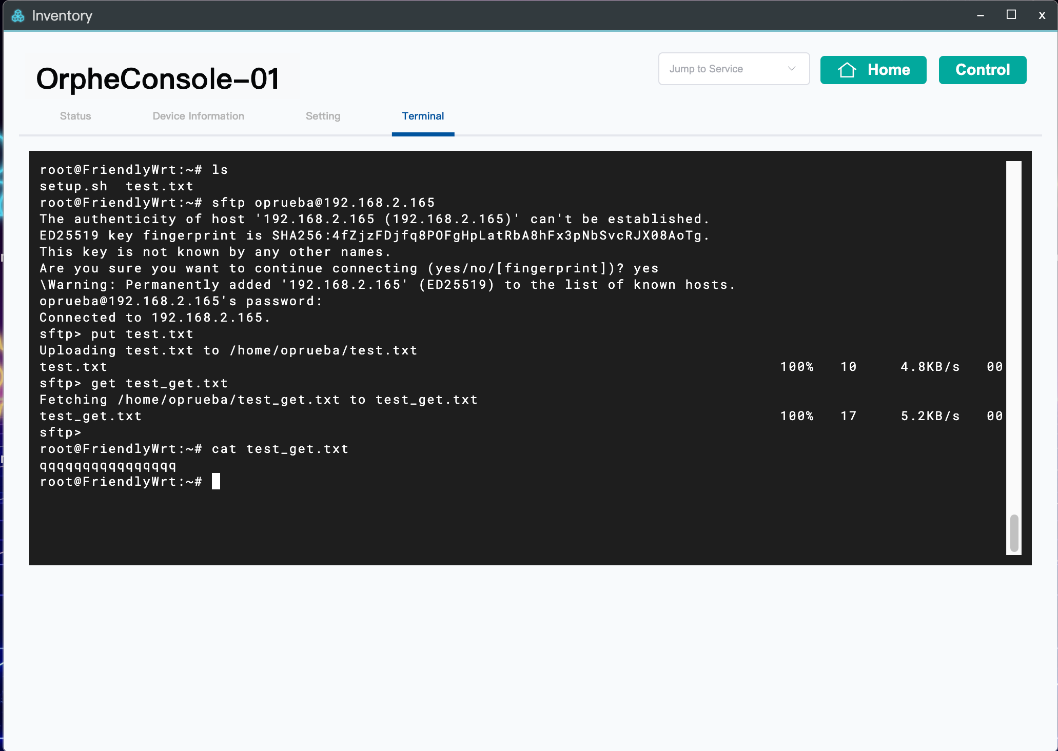 安裝 OpenSSH SFTP 用戶端